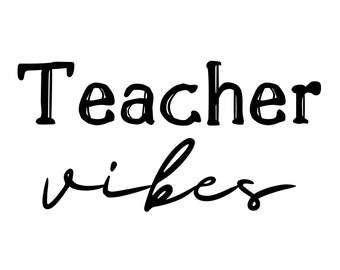 Download Clip Art Retro Svg Teacher Shirts Teacher Vibes Teacher Gits Teacher Shirt Svg Sublimation Teacher Svg Teacher Vibes Svg Retro Font Art Collectibles