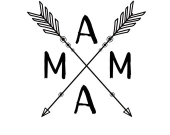 Download Mama Arrow Svg Etsy