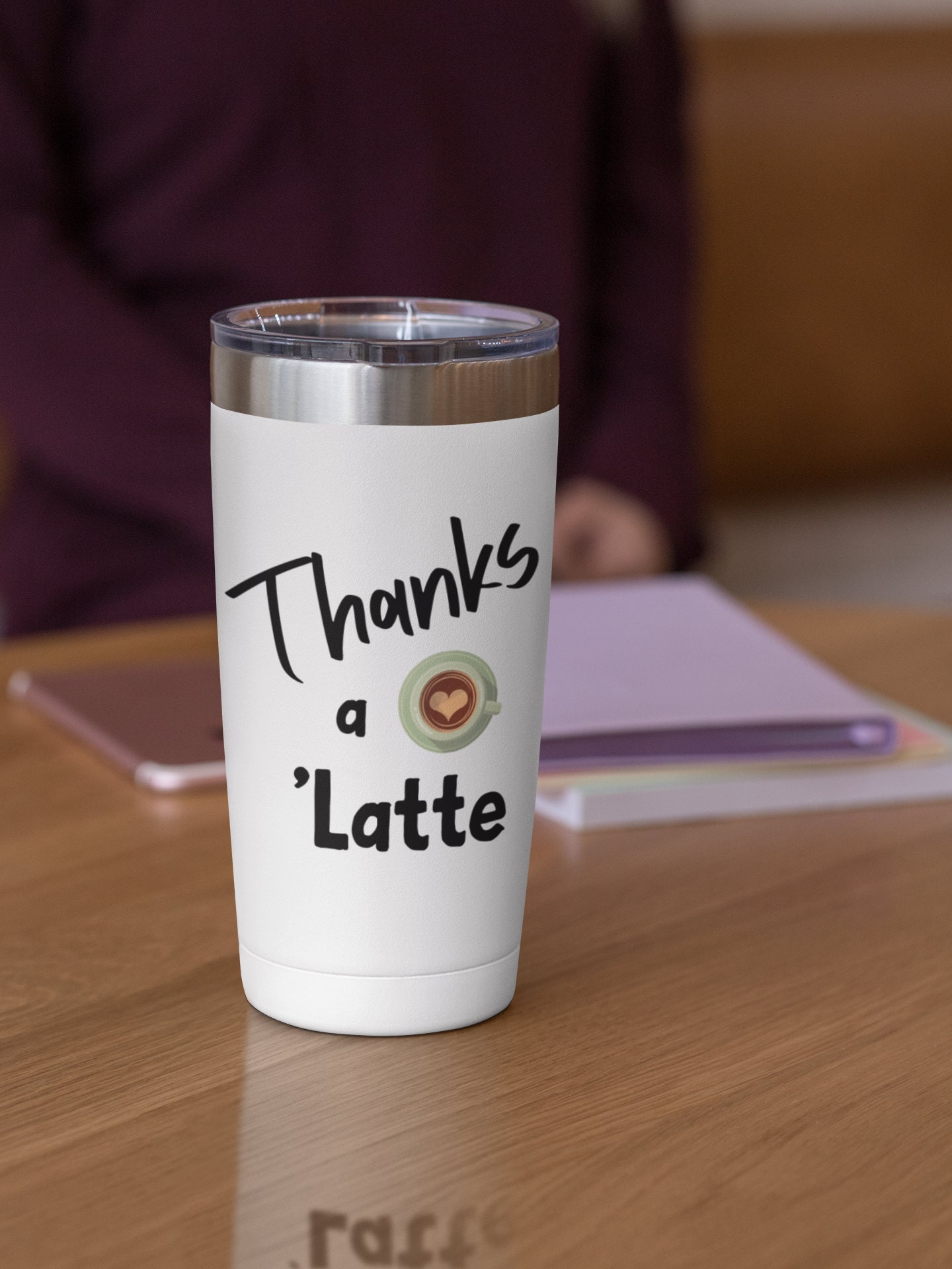 Download Thanks a 'Latte SVG Teacher Appreciation svg Clipart | Etsy