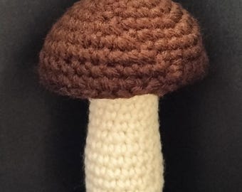 Crochet Porcini Mushroom Ornament