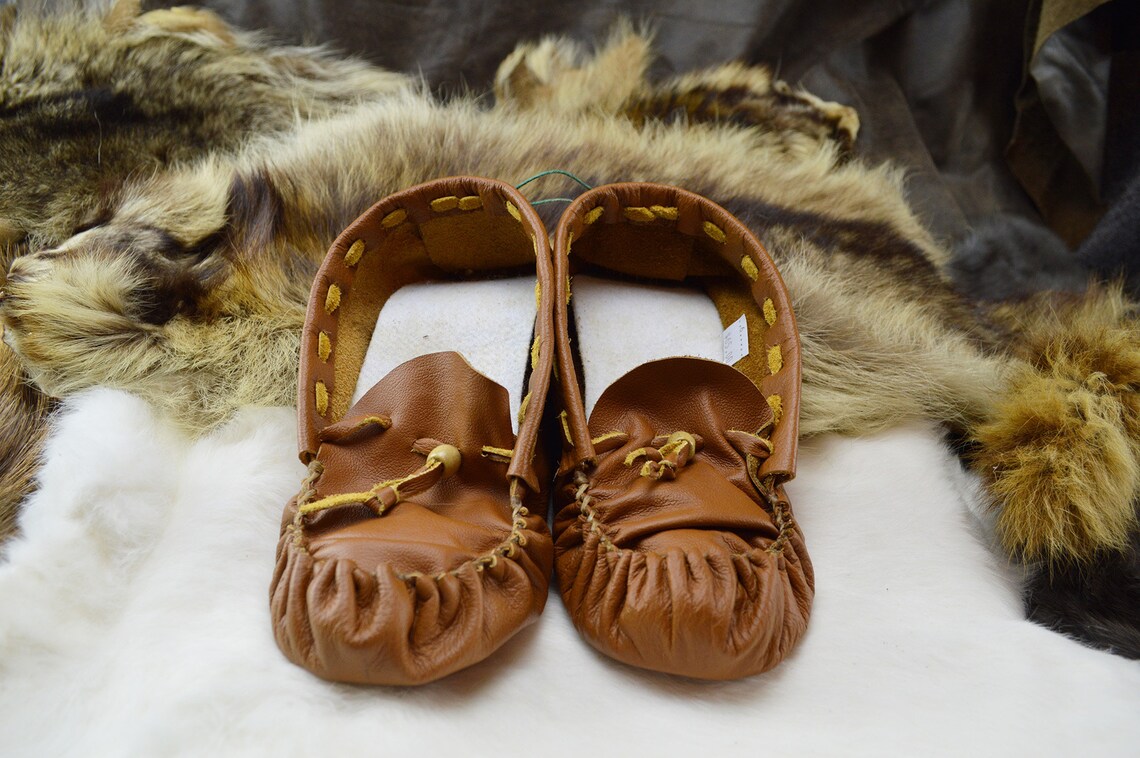 Traditional Handmade Moccasins - Etsy
