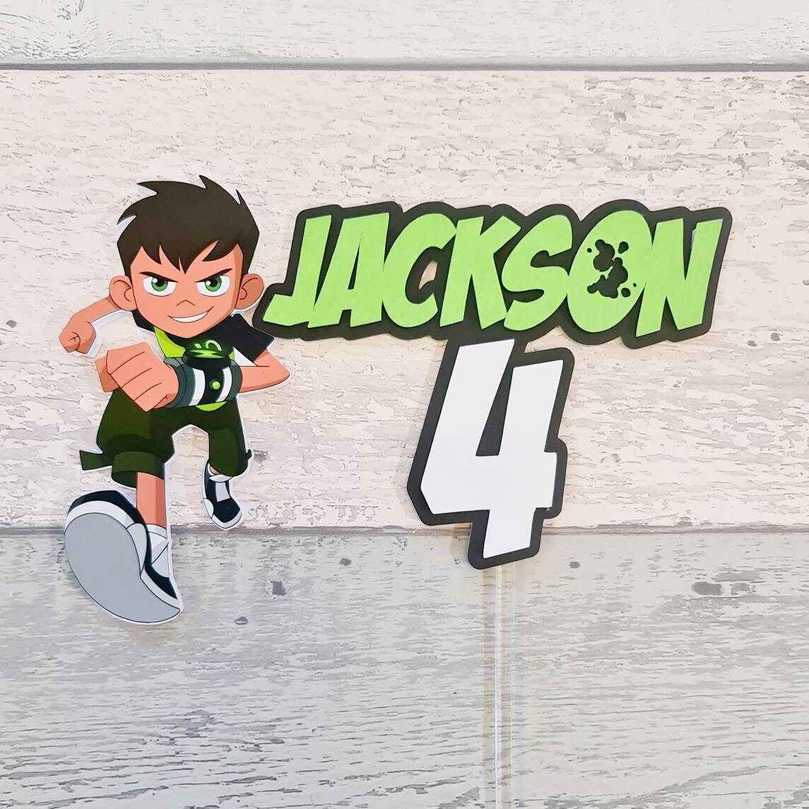 Ben 10 Cake Topper Ben10 Ben Ten Cake Topper Birthday | Etsy