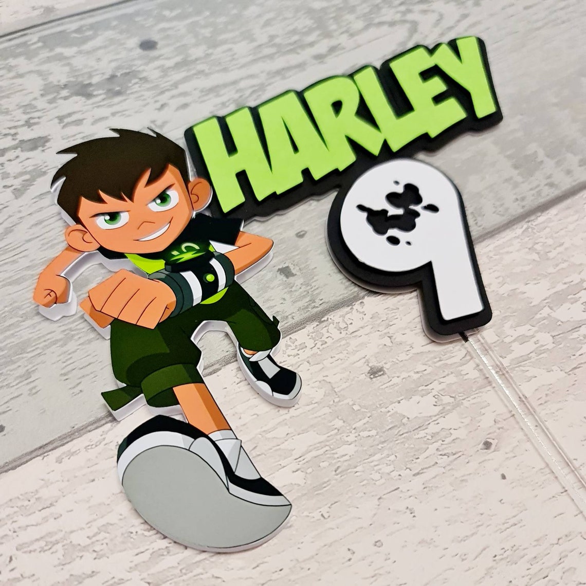 Ben 10 Cake Topper Ben10 Ben Ten Cake Topper Birthday | Etsy