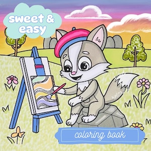 Libro da colorare dolce e rilassante – Libro da colorare per bambini e adulti con motivi dolci per rilassarsi