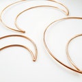 Metal moon gold, 20 cm/15 cm/10 cm, metal rings, metal crescent moon, macrame, wall hanging, macrame, knotting, wall wreath, dream catcher