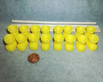 Botas de gnomo, 8 pares (pequeñas botas amarillas)