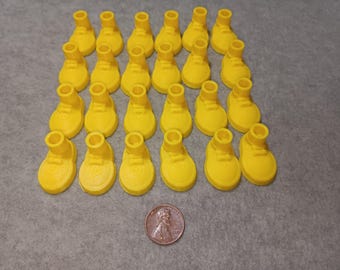 Gnome Shoes 12 Pairs (tiny Shoes Yellow)