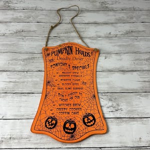 HALLOWEEN SIGN Decoration Deadly