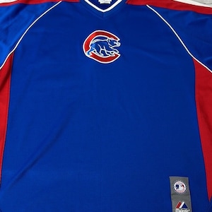 Chicago Cubs Baseball Jersey Pullover Walking Bear Logo Sweet Colors Mint M