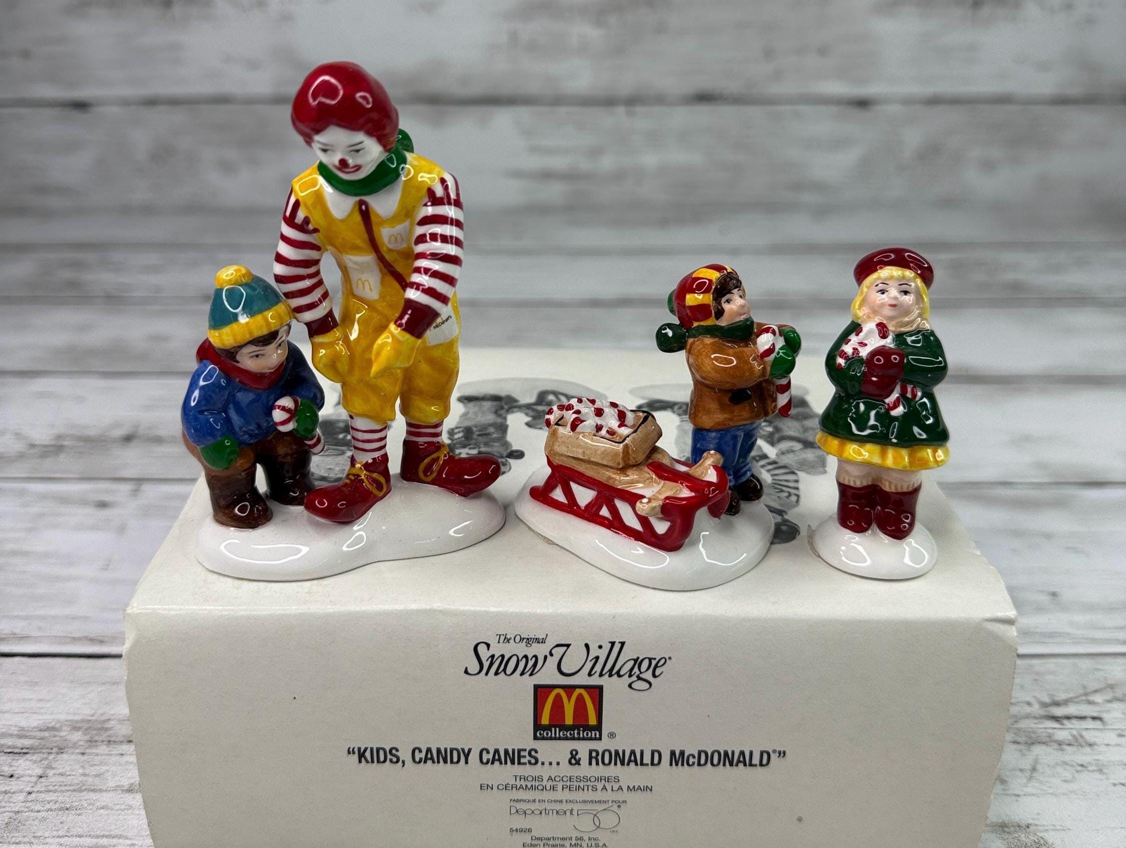 Snow Village Department 56 マクドナルド コンプリート