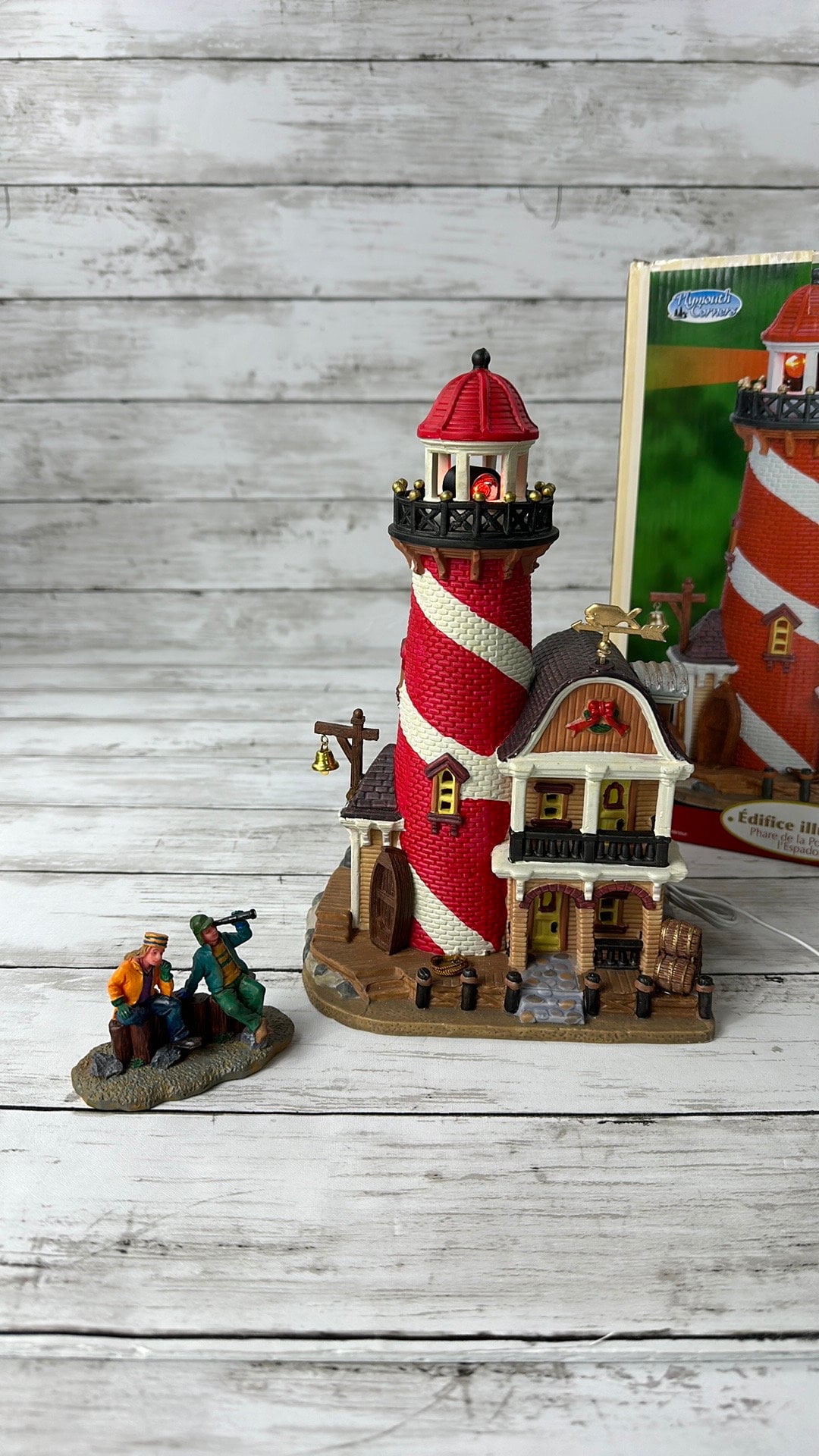 Carole Towne Holly Island Lighthouse Village Christmas Collection 2003