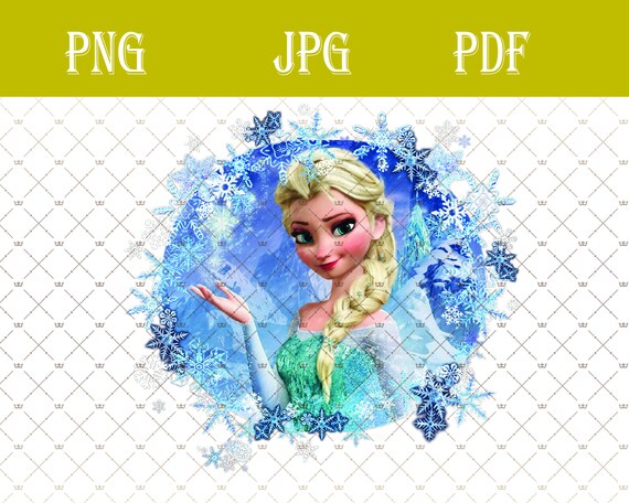 Download Elsa Frozen Png Elsa Frozen Birthday Png Elsa Frozen Digital Etsy