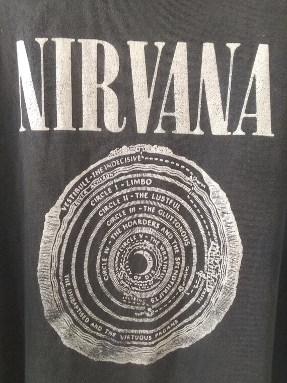 Nirvana 1992s vestibule t-shirt vintage large offi