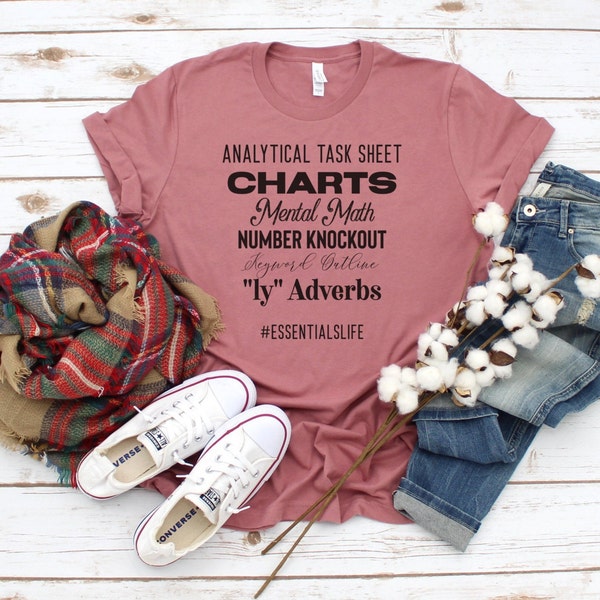 Classical Conversations Essentials shirt, Homeschool shirt, Grammar shirt, English shirt, Tutor shirt