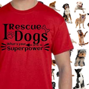Ik red honden wat is uw superkracht SVG PNG JPG digitale download Cricut Silhouette voor persoonlijk gebruik
