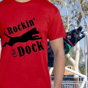 Rockin the Dock Rock Dock Dog Dock Diving SVG PNG JPG digital download Cricut Silhouette  for personal use