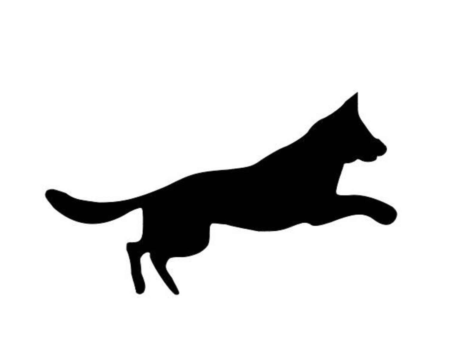 Action Hunde Silhouette Dock Tauchen Schwimmen Fliegenball Etsy