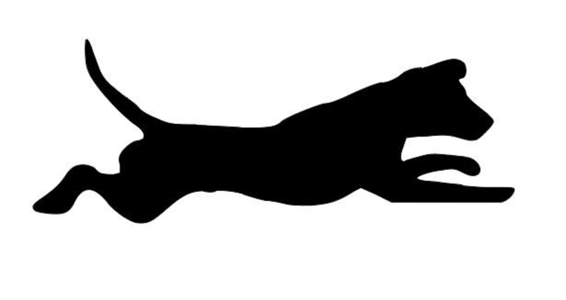 Action Hunde Silhouette Dock Tauchen Schwimmen Fliegenball Etsy