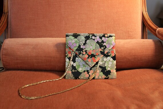 Vintage 1970s DIANE LOVE Envelope Evening Bag in W