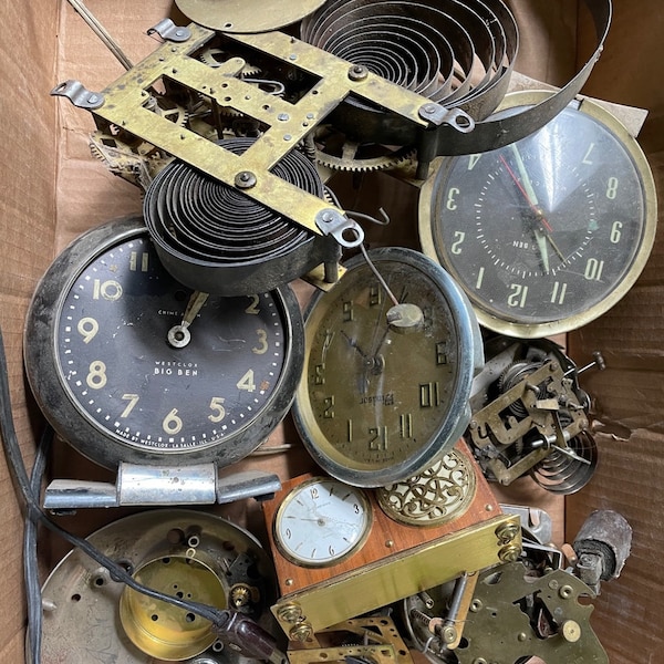 Shop Antique Clock Parts Online Etsy