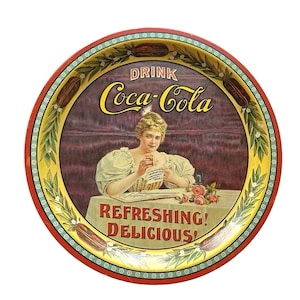 Vintage Coca Cola Tray, 75th Anniversary Coca Cola Bottling Co, Norfolk VA, Commemorative