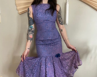 1950s mermaid dress