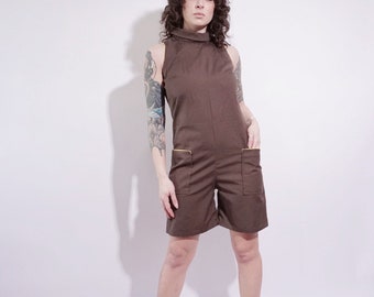 Handmade Brown Romper