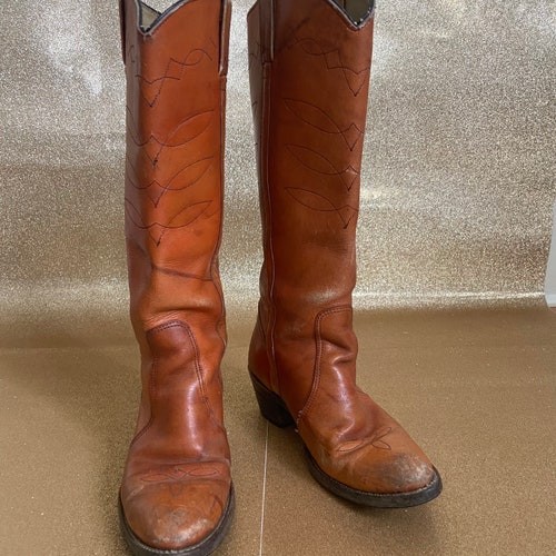 Last Eisers R/B Maat 8.5 Leer Style 85/954 Knee High English Riding Boots Made in England Schoenen damesschoenen Laarzen Rijlaarzen 
