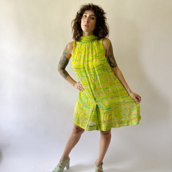 60’s Lime Romper - image 1