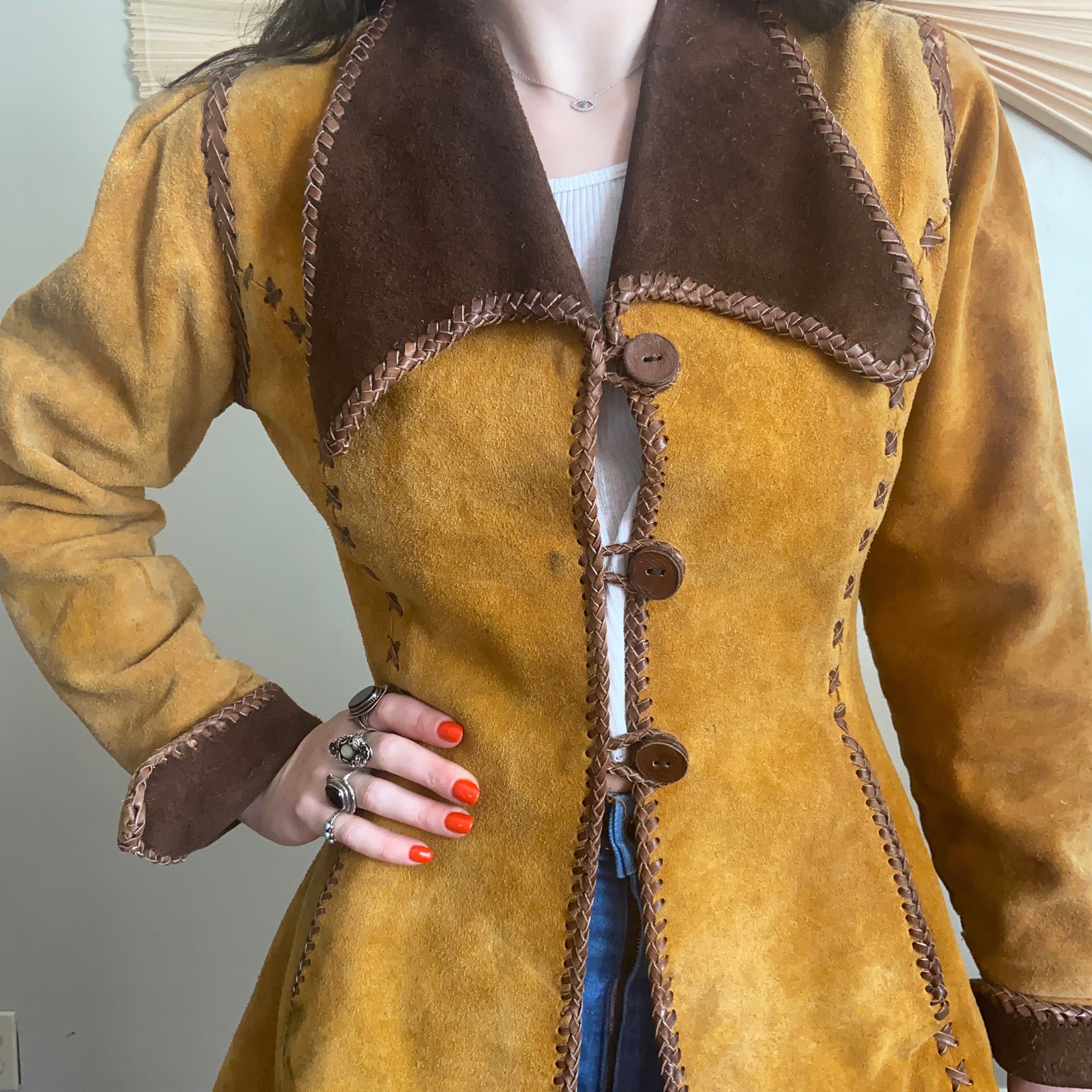 Vintage Suede Jacket Etsy