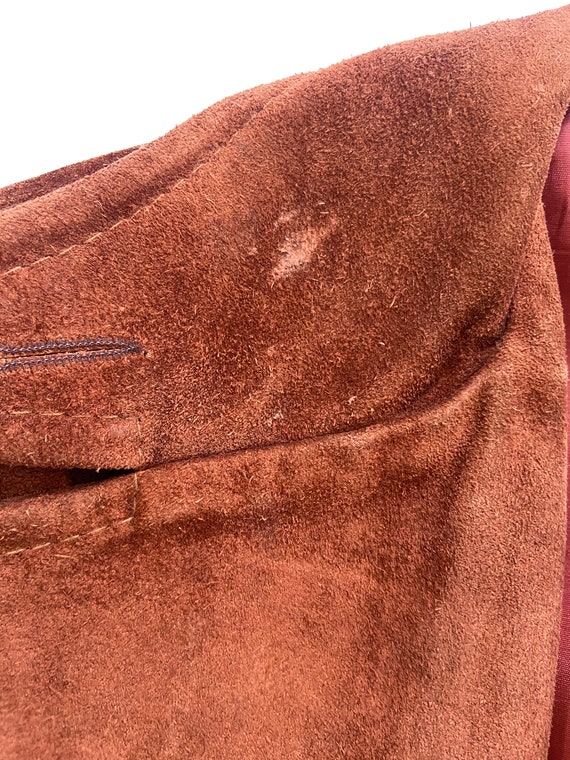 70’s Brown Suede Blazer - image 10