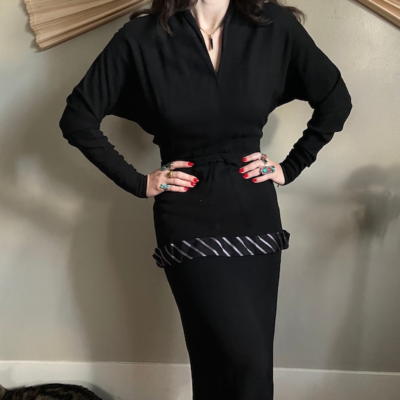 1940's Peplum Dress