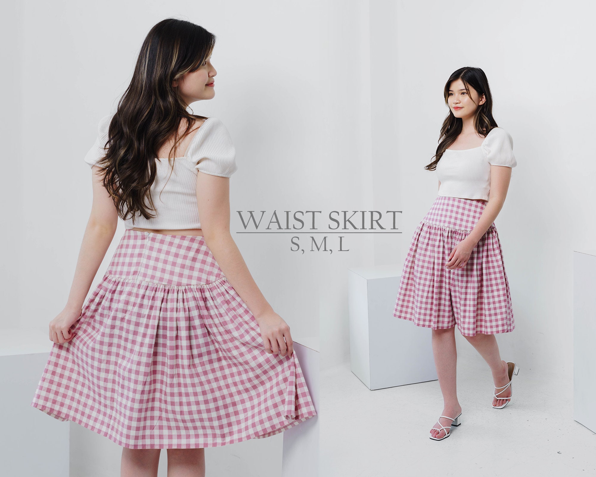 High or Low Waist / Waistband / Low Waisted Skirt PDF Sewing