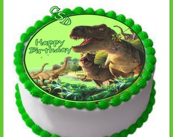 Cake Topper Birthday / Dinosaur