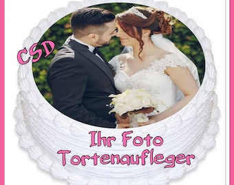 Cake topper with your photo