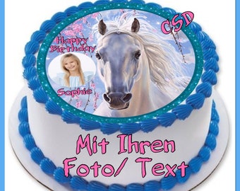 Cake Topper Horse, personalized