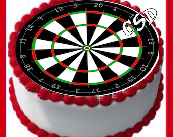 Dart cake topper