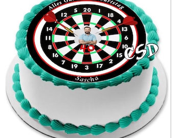 Cake Topper Dart, personalized