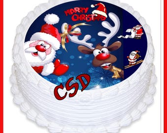 Christmas cake toppers, various designs to choose from
