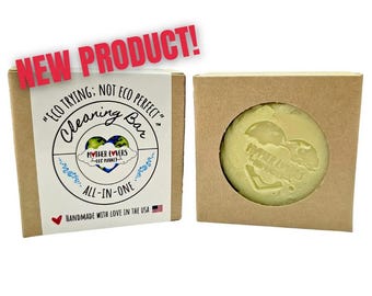 Mother Lovin All-in-One Cleaning Bar - Stain Fighting- Degreasing- Dish Washing - Handmade - Organic - Zero Waste