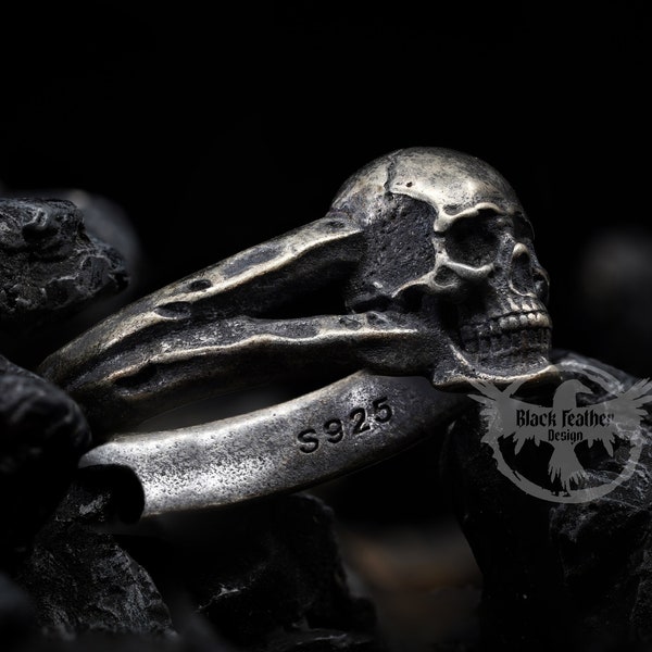 Small Skull Ring - Gothic Skull Ring - Skull Ring Men - Skul Ring Women - Biker Jewellery
