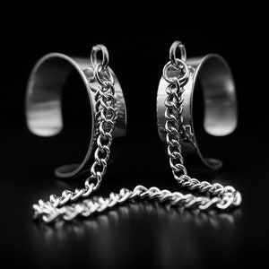 Adjustable Chain Ring Stainless Steel Open Band Ring Midi Stacking Ring Punk Chain Ring 6mm