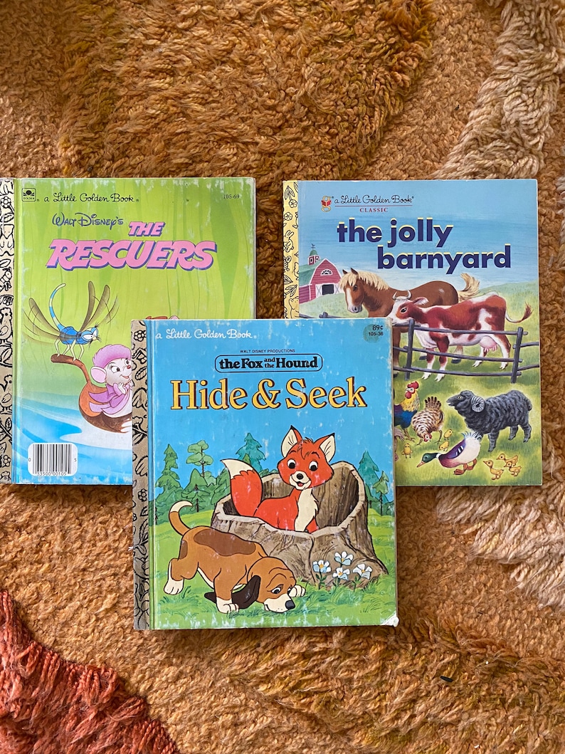 Vintage Little Golden Books Walt Disney Children Stories Vintage Little Golden Books Walt Disney Children Stories