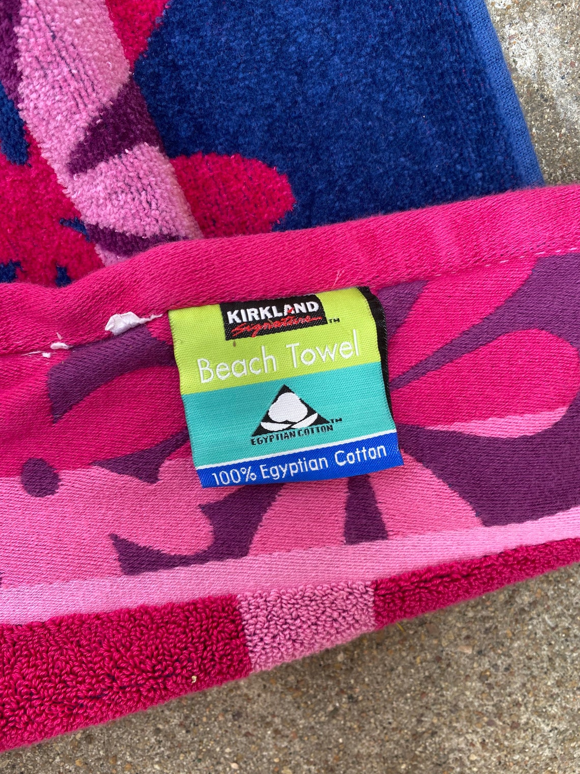 Kirkland Flower Power Beach Towel Etsy