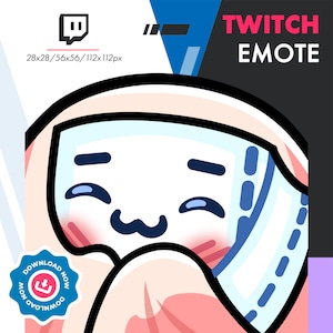 Twitch Toilet Paper Emote | Funny Cute Cozy Blanket Emote for Twitch Youtube Discord Streamers