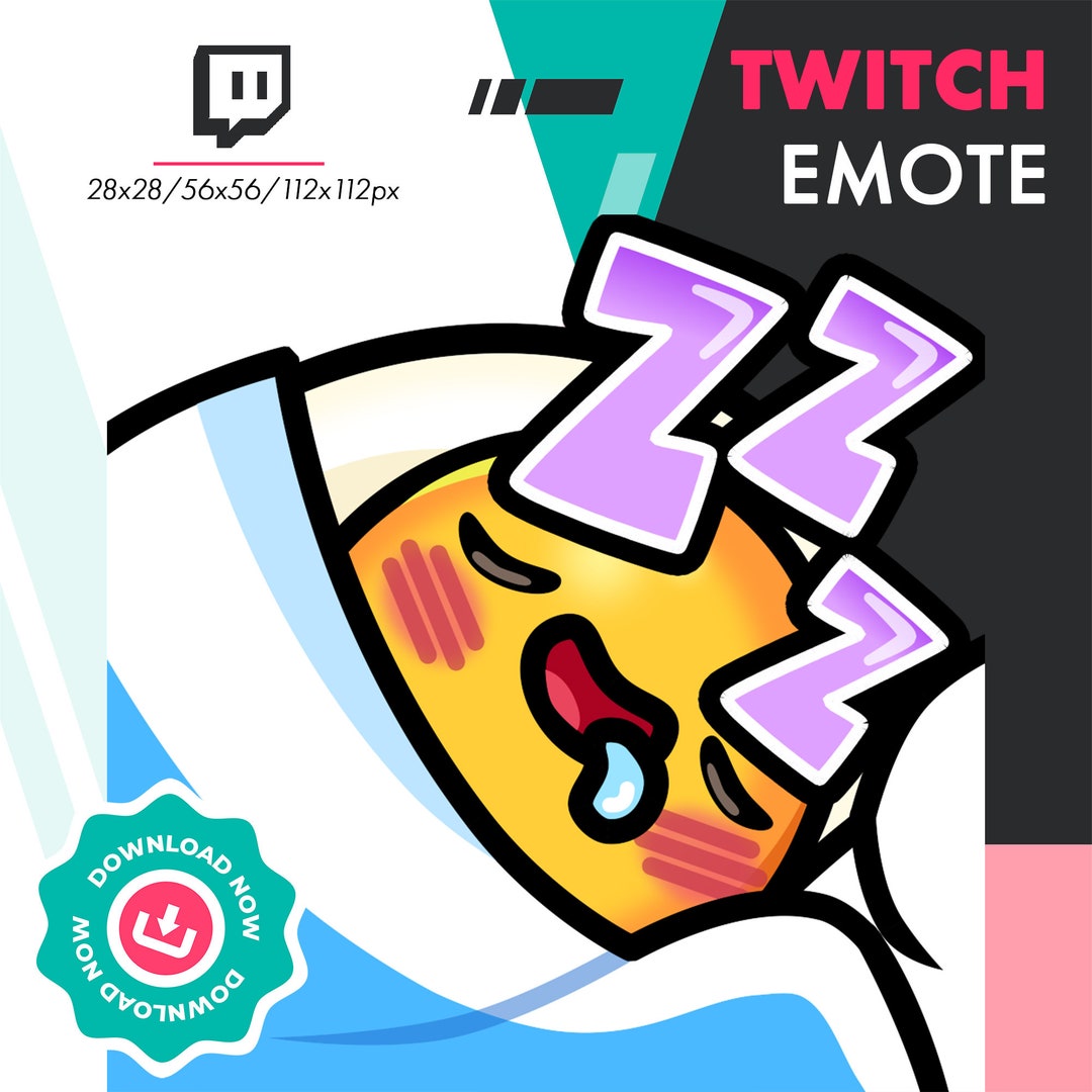 Twitch Egg Emote Cute Boiled Egg Sleep Emote for Twitch Etsy