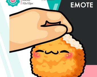 Animated Chicken Nugget Emote, Cute Fried Chicken Pet Emote For Twitch, Discord, Youtube, Kick Streamers