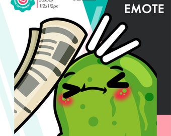 Animated Pickle Emote, Animated Gherkin Bonk Emote For Twitch Streamers