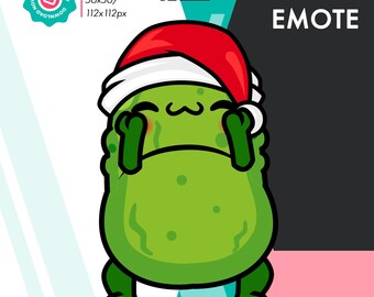 Animated Christmas Pickle Dance Emote, Cute Festive Gherkin Belly Dance Emote For Twitch Youtube Discord Kick Streamers