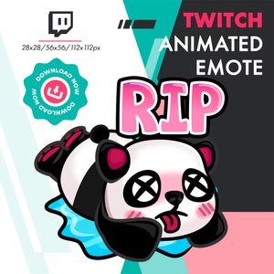 Gesto de panda animado / Gesto de panda lindo para Twitch Youtube Discord Streamers